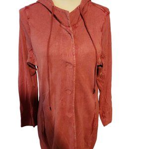 Soft Surroundings Faded Pink Hoodie